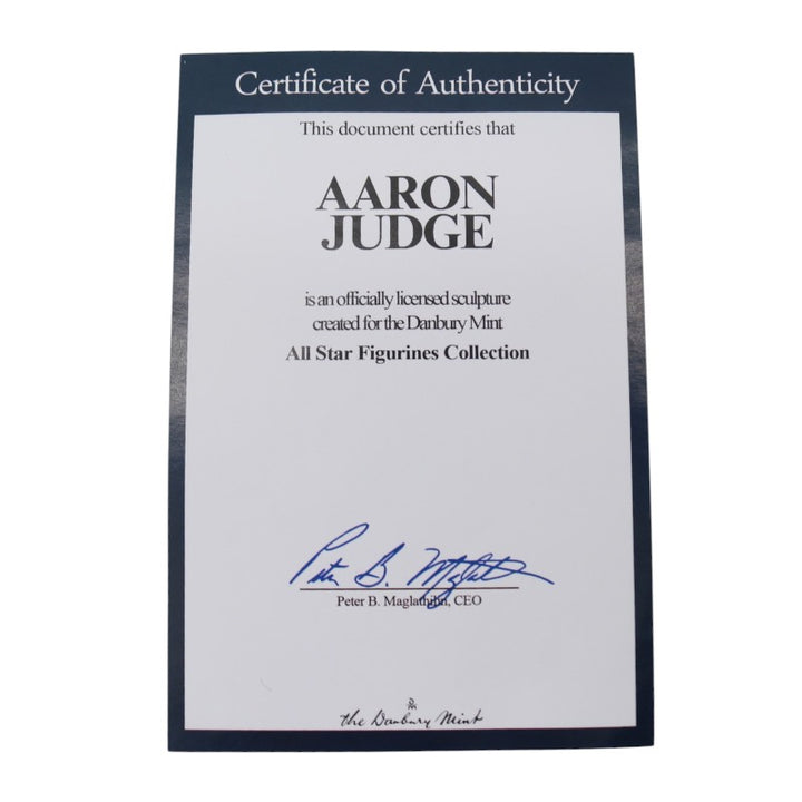 Aaron Judge New York Yankees Danbury Mint All Star Figurines Collection