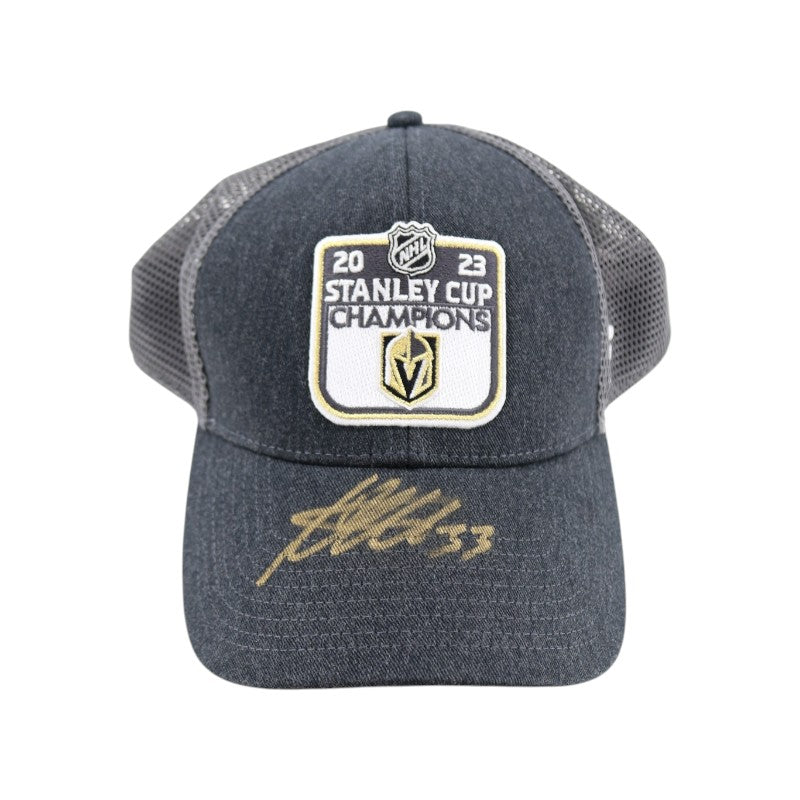 Adin Hill Las Vegas Golden Knights Signed 23 Stanley Cup Champs Hat Fanatics Auth