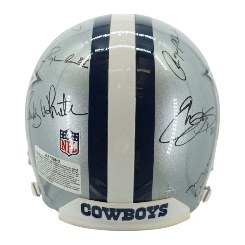 Aikman Irvin Smith Staubach Dallas Cowboys Multi Signed FS VSR-4 Authentic Helmet HM COA