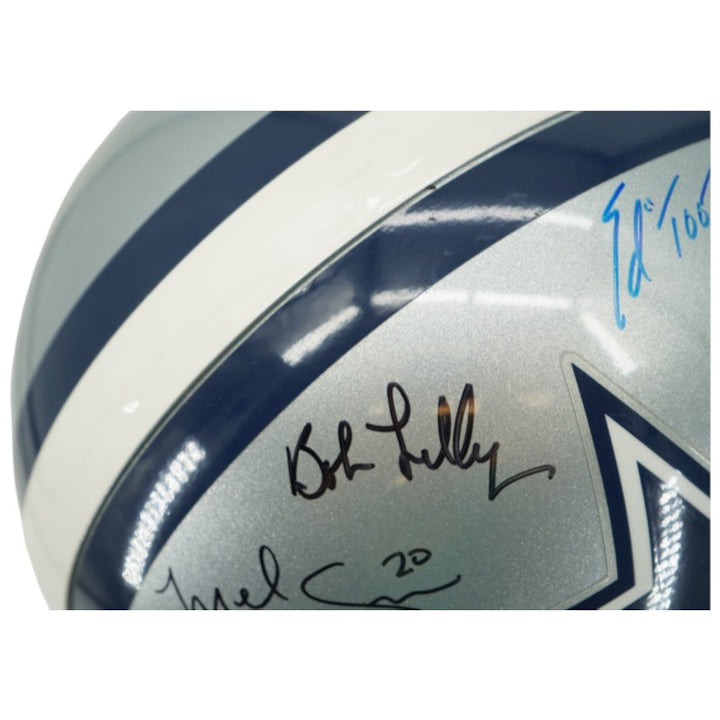 Aikman Irvin Smith Staubach Dallas Cowboys Multi Signed FS VSR-4 Authentic Helmet HM COA