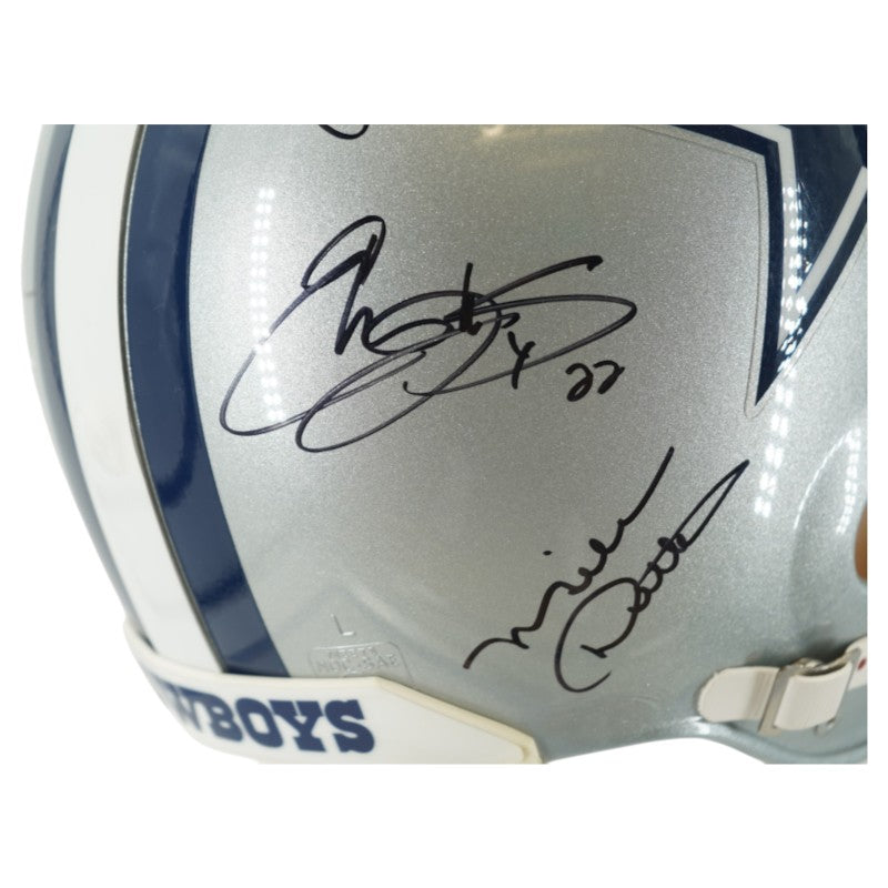 Aikman Irvin Smith Staubach Dallas Cowboys Multi Signed FS VSR-4 Authentic Helmet HM COA