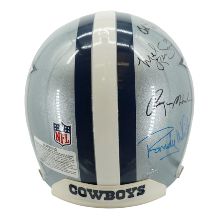 Aikman Irvin Smith Staubach Dallas Cowboys Multi Signed FS VSR-4 Authentic Helmet HM COA