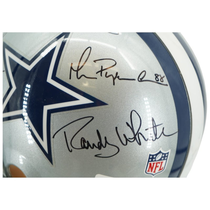 Aikman Irvin Smith Staubach Dallas Cowboys Multi Signed FS VSR-4 Authentic Helmet HM COA