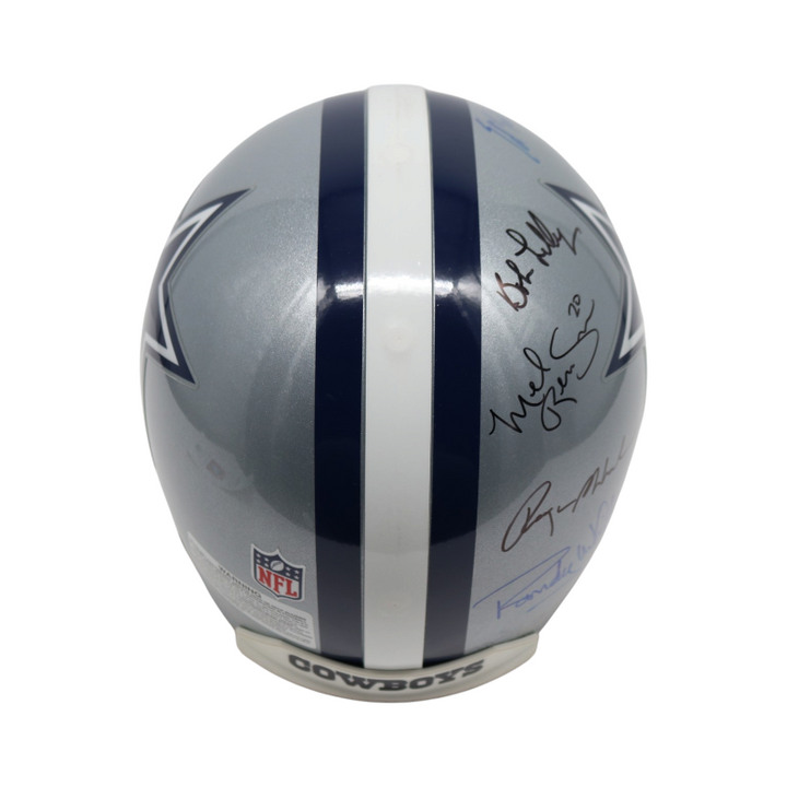 Staubach White Jones Dallas Cowboys Multi Signed FS VSR-4 Authentic Helmet HM COA