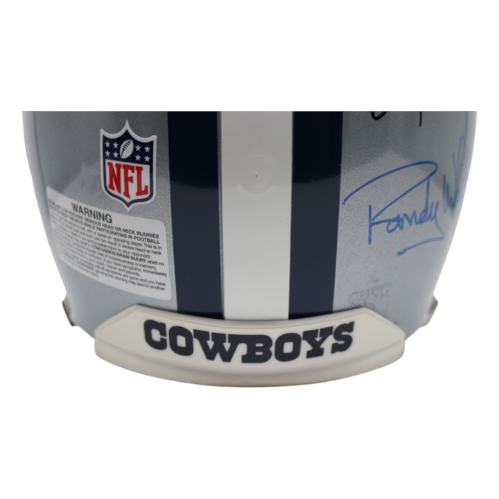 Staubach White Jones Dallas Cowboys Multi Signed FS VSR-4 Authentic Helmet HM COA
