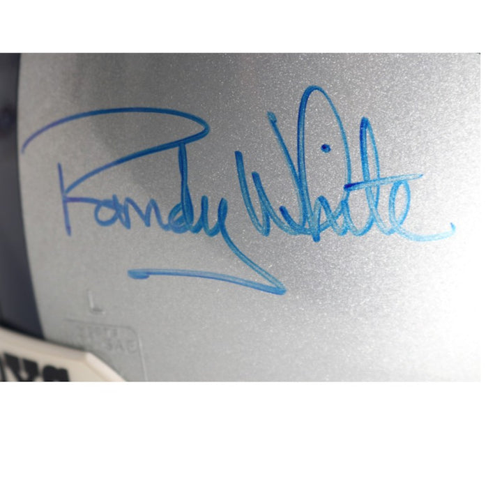 Staubach White Jones Dallas Cowboys Multi Signed FS VSR-4 Authentic Helmet HM COA