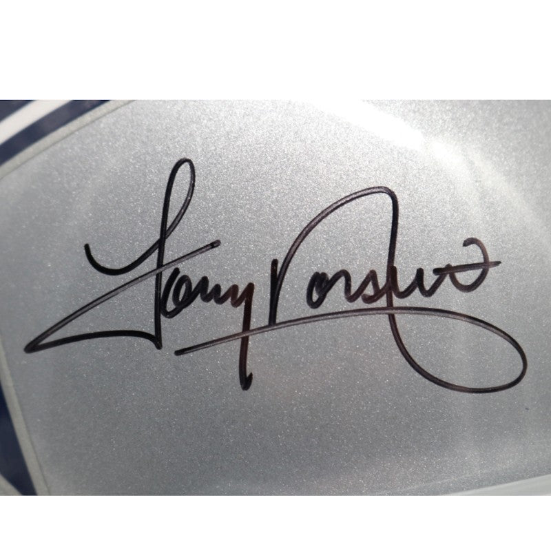 Staubach White Jones Dallas Cowboys Multi Signed FS VSR-4 Authentic Helmet HM COA