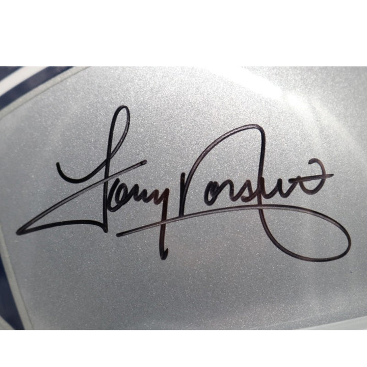 Staubach White Jones Dallas Cowboys Multi Signed FS VSR-4 Authentic Helmet HM COA