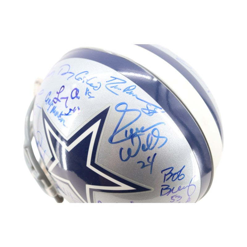 Dallas Cowboys Greats Multi Signed 31 Signatures Proline Helmet Steiner Holo