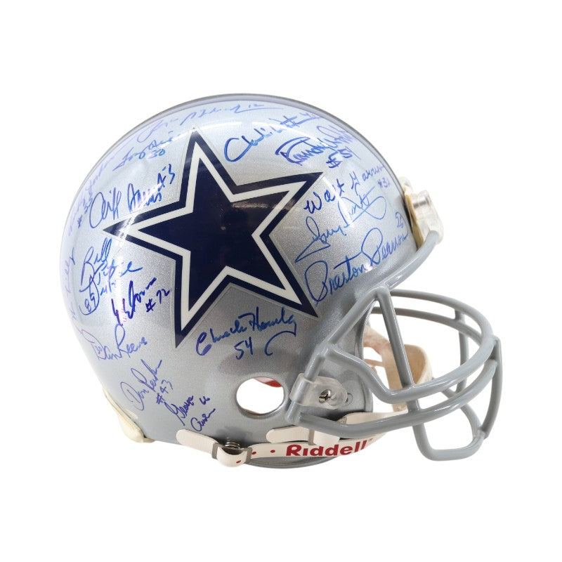 Dallas Cowboys Greats Multi Signed 31 Signatures Proline Helmet Steiner Holo
