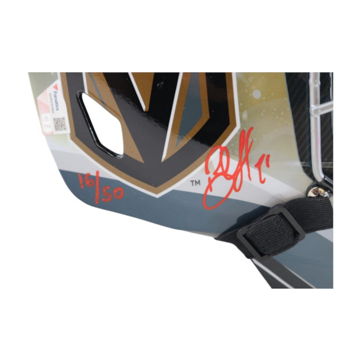 Golden Knights 23 SC Champions Multi Signed Replica Goalie Mask Fanatics Holo LE 16/50
