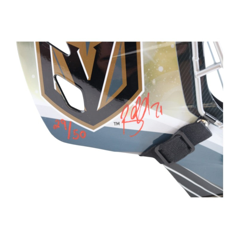 Golden Knights 23 SC Champions Multi Signed Replica Goalie Mask Fanatics Holo LE 29/50