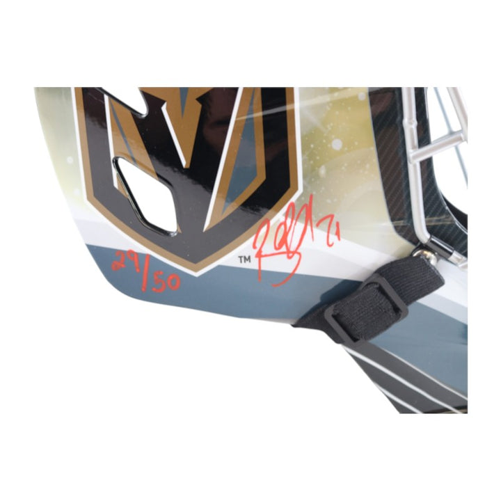 Golden Knights 23 SC Champions Multi Signed Replica Goalie Mask Fanatics Holo LE 29/50