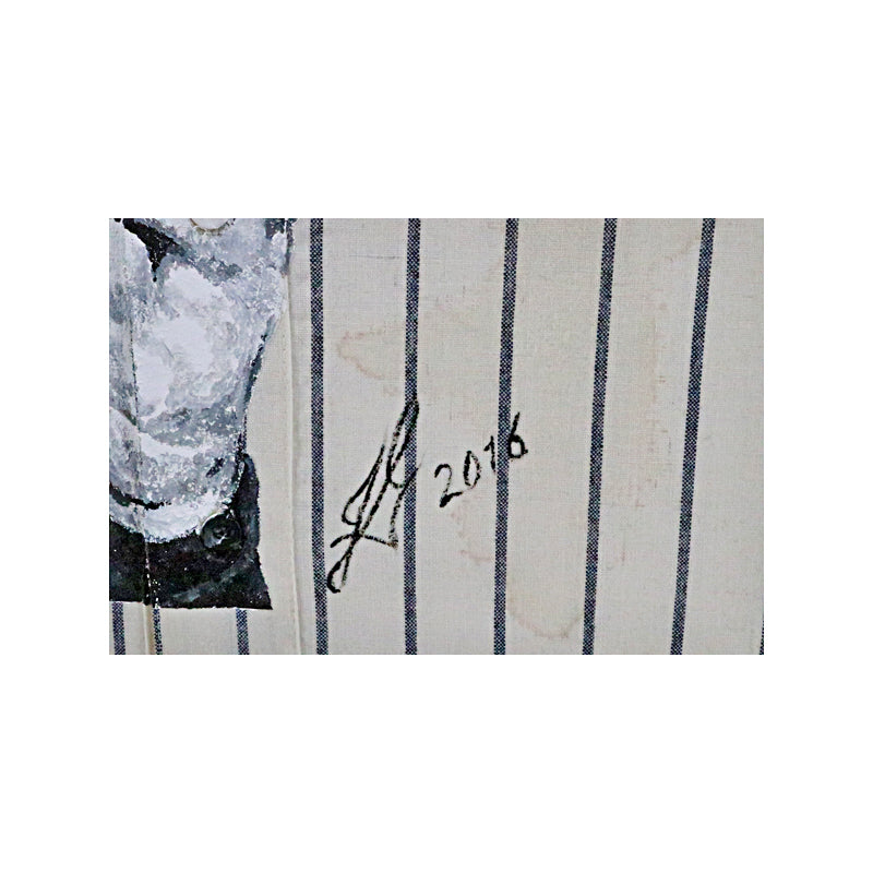 Joe DiMaggio New York Yankees Autographed Signed Painted Mitchell & Ness 1939 Prototype 1/1 Framed Jersey (JSA LOA)