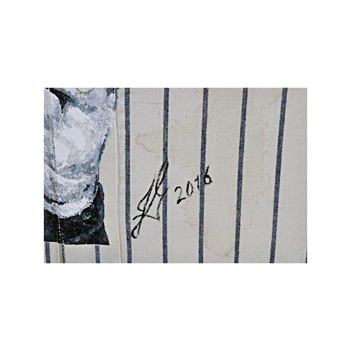 Joe DiMaggio New York Yankees Autographed Signed Painted Mitchell & Ness 1939 Prototype 1/1 Framed Jersey (JSA LOA)