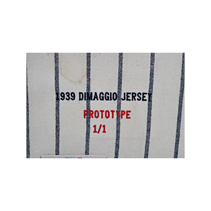 Joe DiMaggio New York Yankees Autographed Signed Painted Mitchell & Ness 1939 Prototype 1/1 Framed Jersey (JSA LOA)