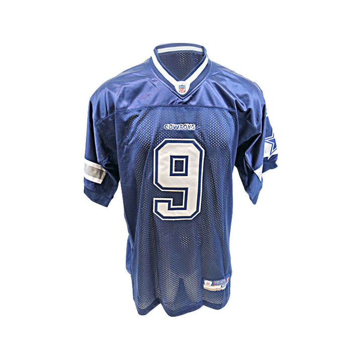Tony Romo Dallas Cowboys Autographed Signed Reebok Navy Jersey (HM LOA)