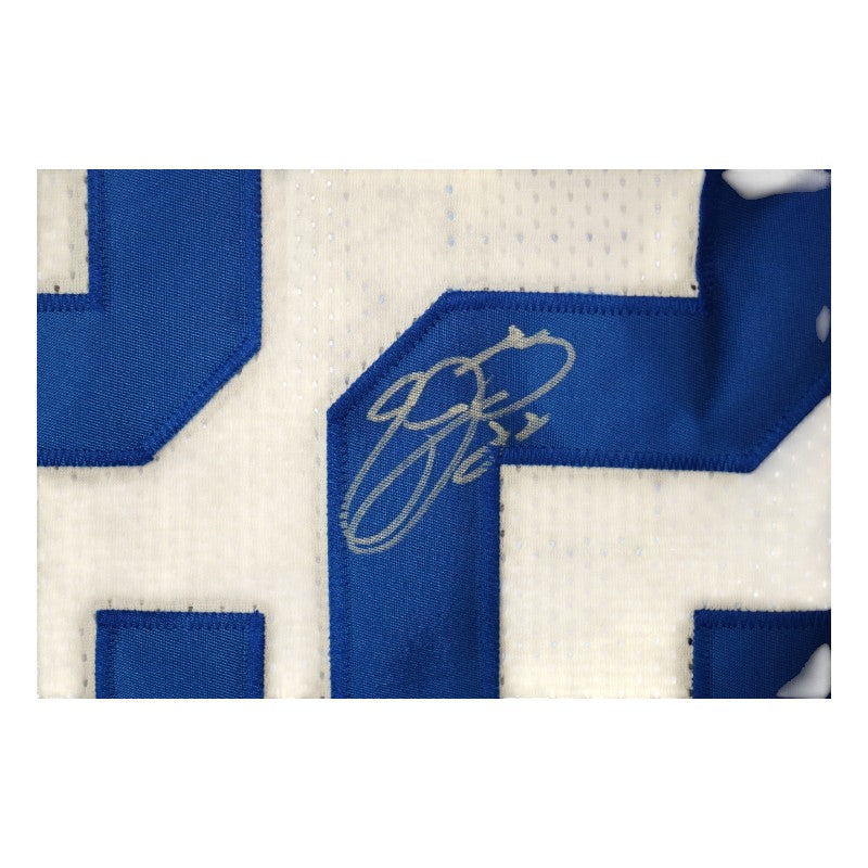Aikman Smith Irvin Dallas Cowboys Triplets Autographed Custom White Jersey PSA LOA