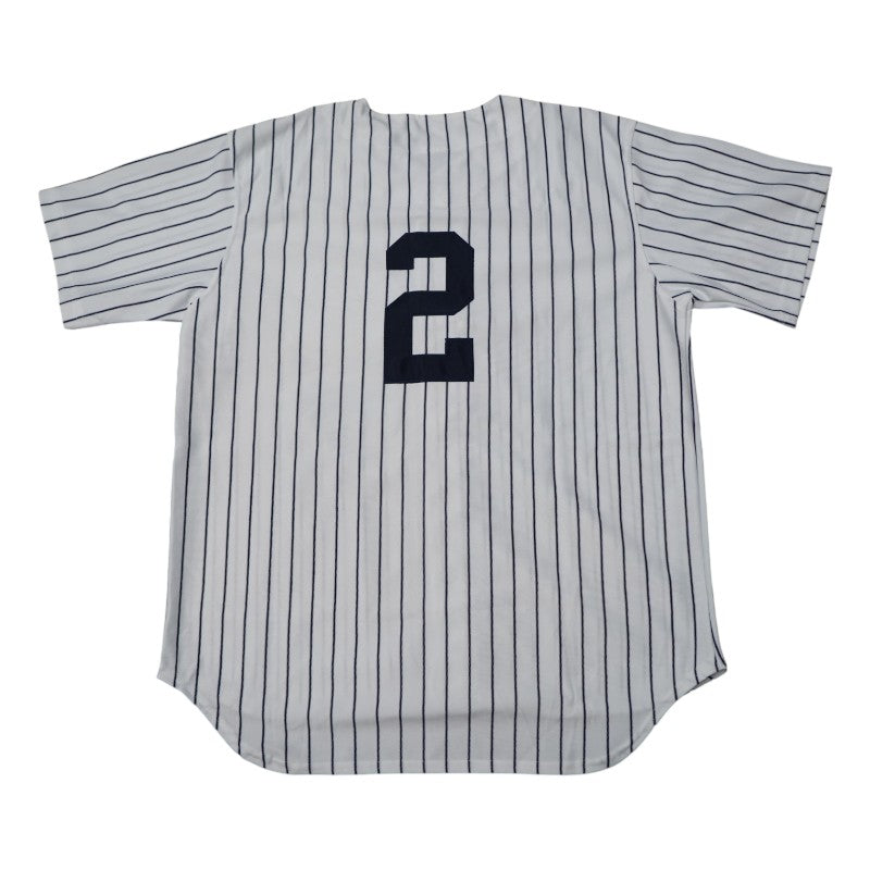 Derek Jeter Columbus Clippers Autographed Pinstripe Jersey Steiner/MLB Auth