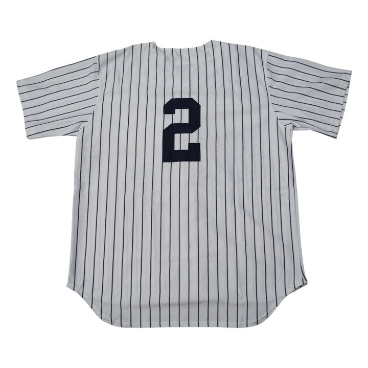 Derek Jeter Columbus Clippers Autographed Pinstripe Jersey Steiner/MLB Auth