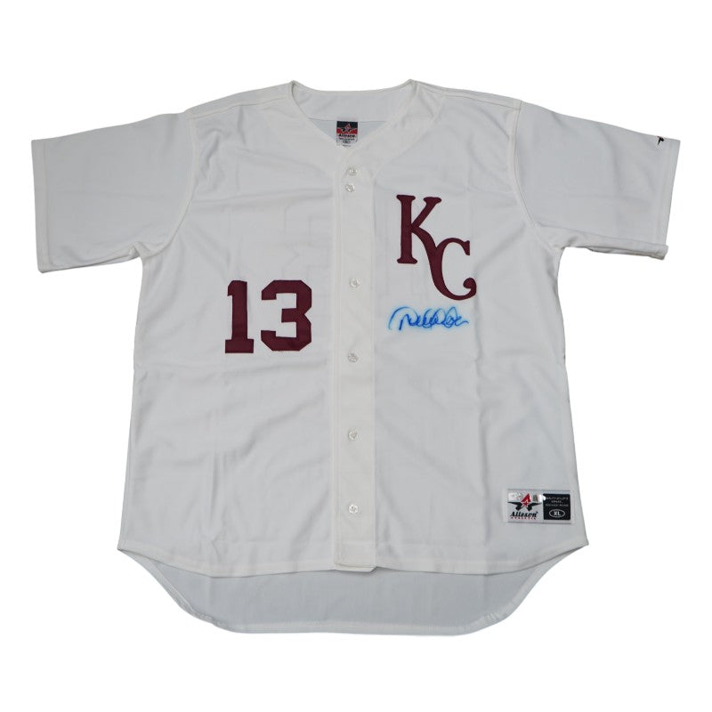 Derek Jeter Kalamazoo High School Autographed White Jersey MLB Auth