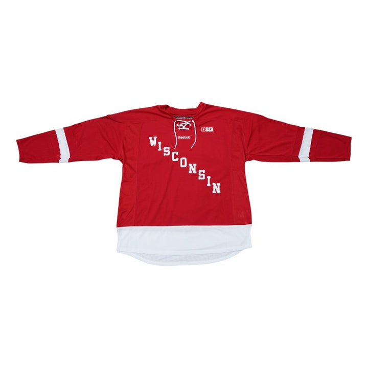 Joe Pavelski Wisconsin Badgers Autographed Inscribed Reebok Jersey PSA Holo Only