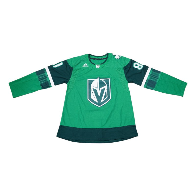 Jonathan Marchessault Las Vegas Golden Knights Autographed Adidas ST Patrick's Day Green Jersey Fanatics Auth