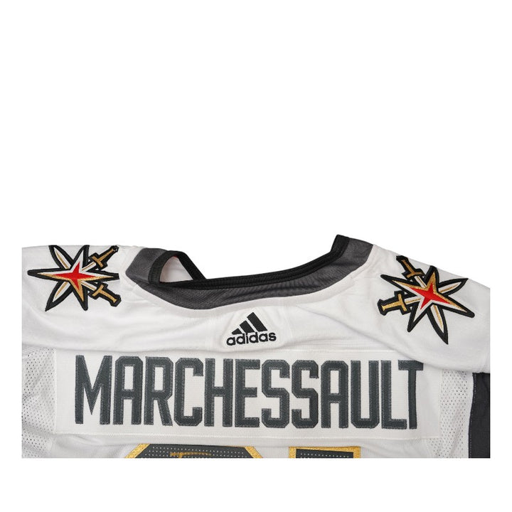 Jonathan Marchessault Las Vegas Golden Knights Autographed White Adidas Jersey Fanatics Auth
