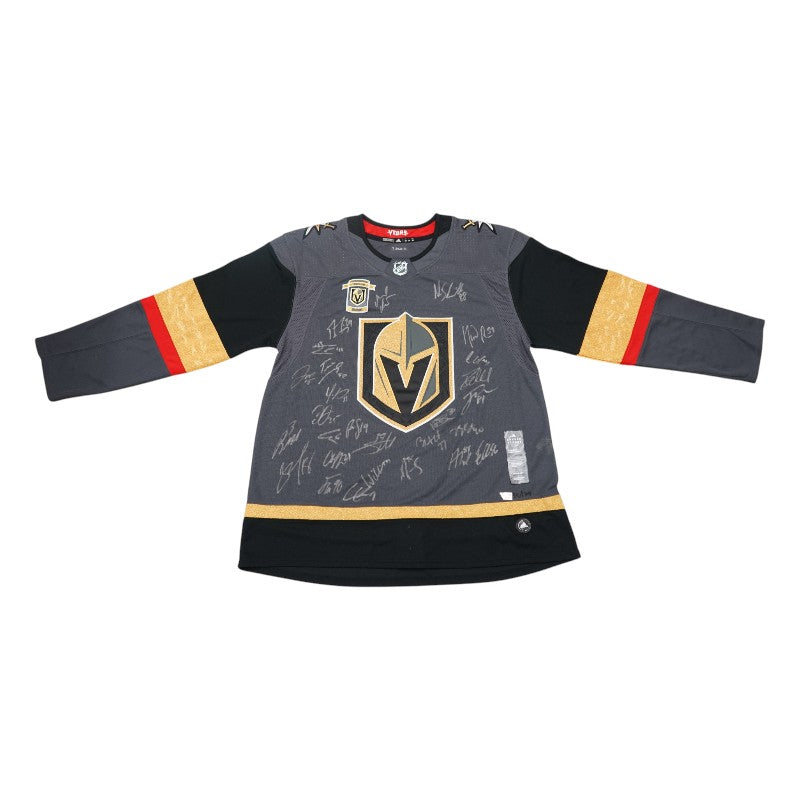 Las Vegas Golden Knights 2018 Western Conference Champs Team Signed Adidas Jersey LE 34/109 Fanatics Auth