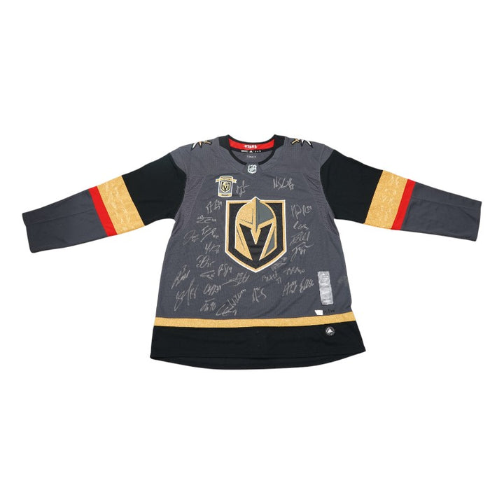 Las Vegas Golden Knights 2018 Western Conference Champs Team Signed Adidas Jersey LE 34/109 Fanatics Auth
