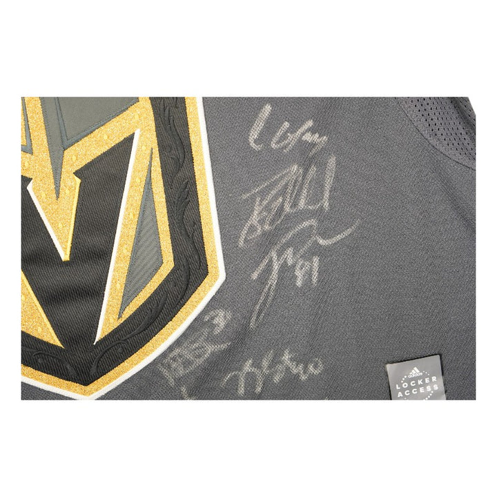Las Vegas Golden Knights 2018 Western Conference Champs Team Signed Adidas Jersey LE 34/109 Fanatics Auth