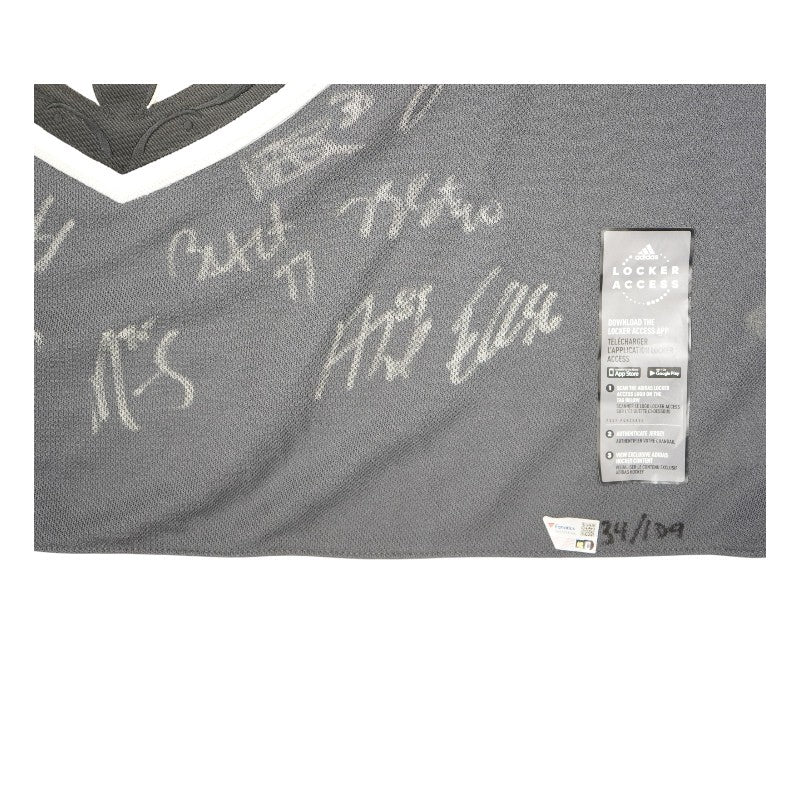 Las Vegas Golden Knights 2018 Western Conference Champs Team Signed Adidas Jersey LE 34/109 Fanatics Auth