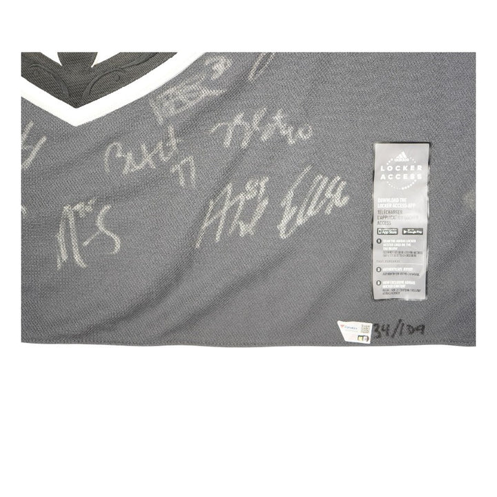 Las Vegas Golden Knights 2018 Western Conference Champs Team Signed Adidas Jersey LE 34/109 Fanatics Auth