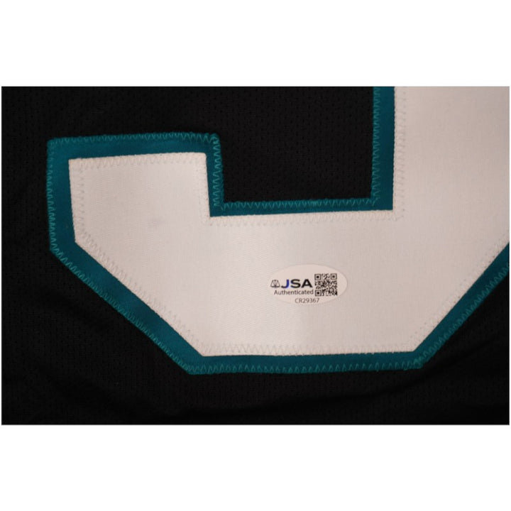 Logan Couture San Jose Sharks Autographed Black Reebok Jersey JSA COA