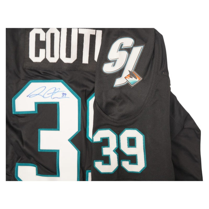 Logan Couture San Jose Sharks Autographed Black Reebok Jersey JSA COA