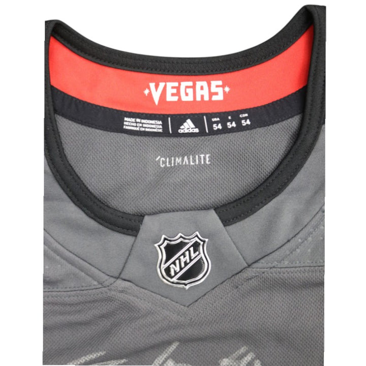 Vegas Golden Knights 2023 Stanley Cup Team Signed Grey Adidas Jersey 18 Autos Fanatics Holo LE 18/50