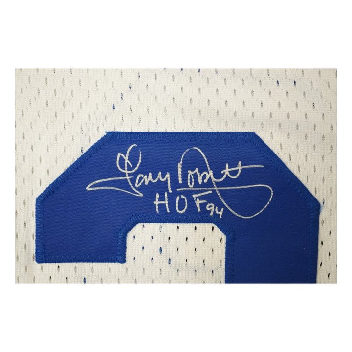 Tony Dorsett Dallas Cowboys Autographed Inscribed HOF White Custom Jersey JSA COA