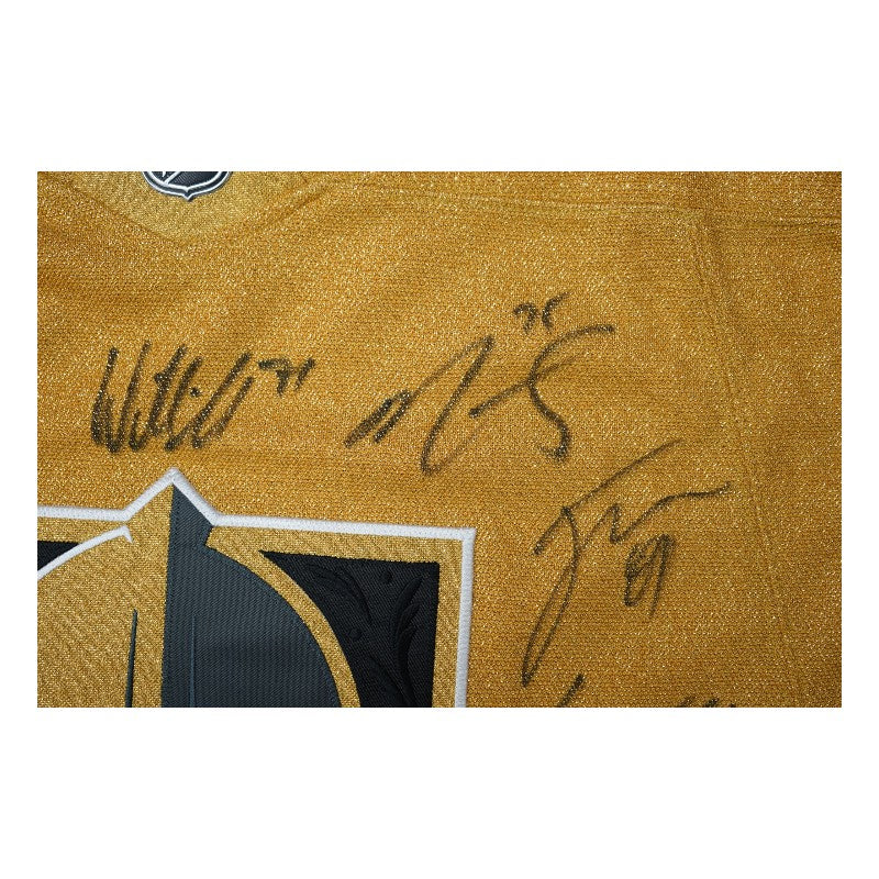 Stone Marchessault Fleury Las Vegas Golden Knights Team Multi Signed Gold Adidas Jersey 11 Sigs LE 13/20 Fanatics Auth