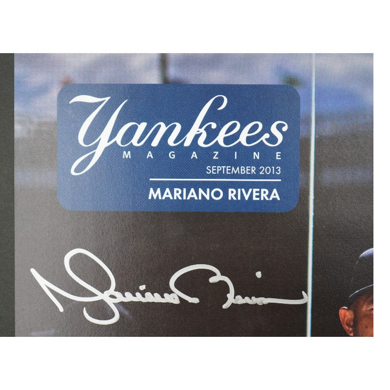 Mariano Rivera Autographed Yankees Magazine Final Game Program Steiner COA