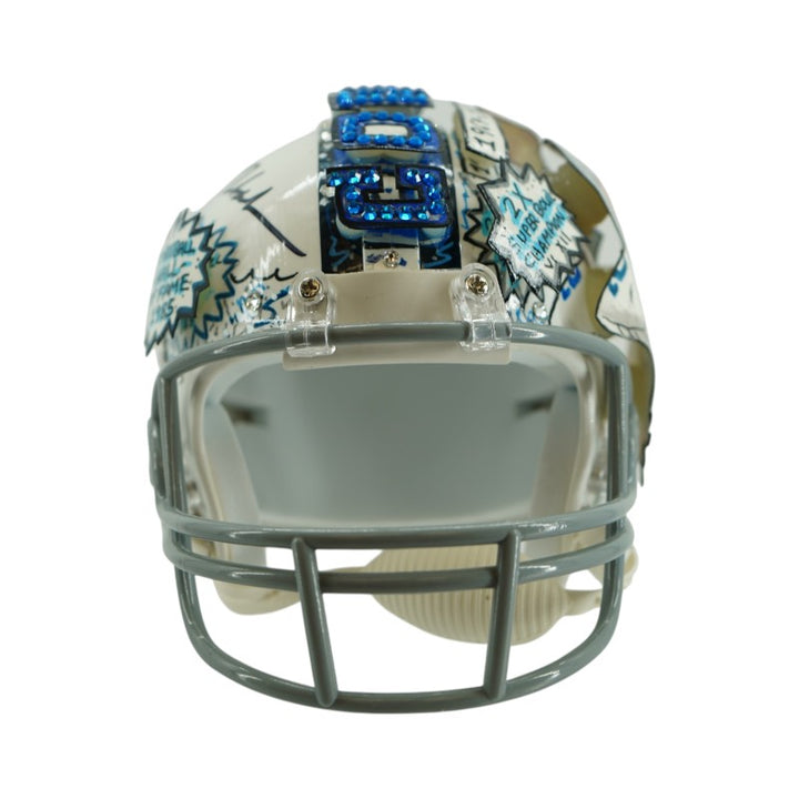 Roger Staubach Dallas Cowboys Autographed Fazzino Pop Art Mini Helmet (Fanatics)