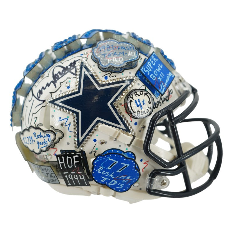 Tony Dorsett Dallas Cowboys Autographed Fazzino Pop Art Mini Helmet (Fanatics)
