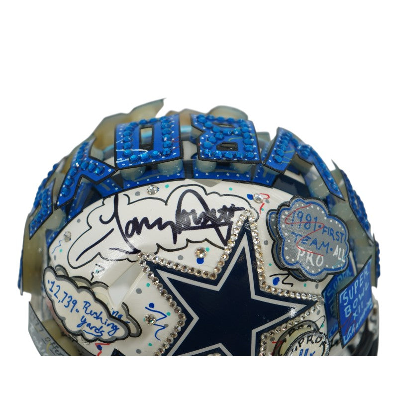 Tony Dorsett Dallas Cowboys Autographed Fazzino Pop Art Mini Helmet (Fanatics)