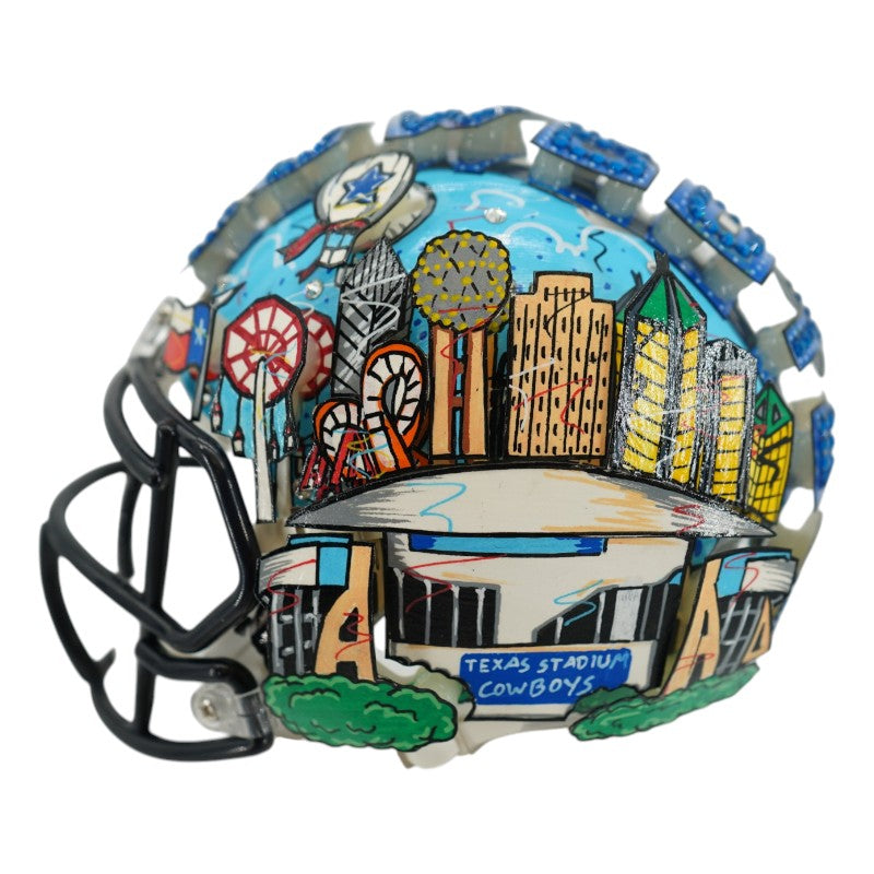 Tony Dorsett Dallas Cowboys Autographed Fazzino Pop Art Mini Helmet (Fanatics)