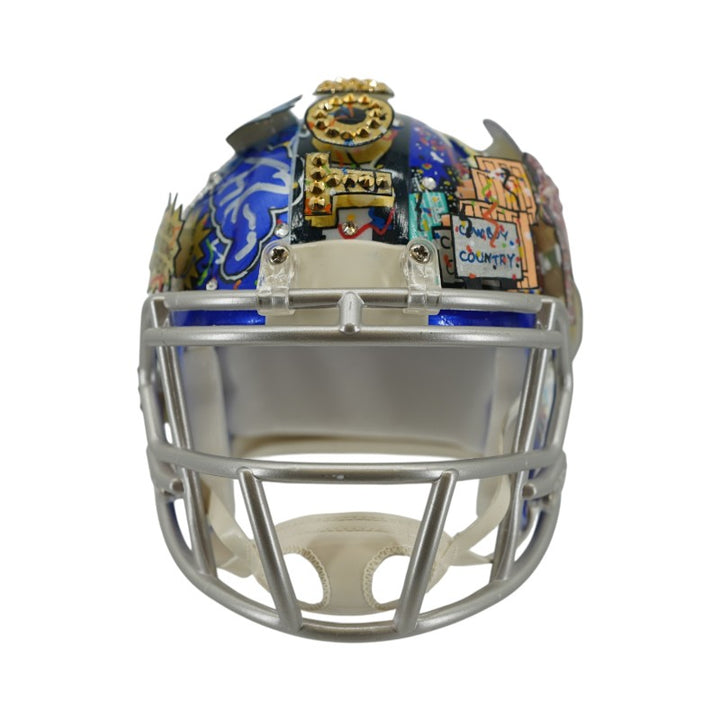 Tony Romo Dallas Cowboys Autographed Fazzino Pop Art Mini Helmet (Fanatics)
