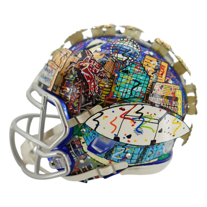 Tony Romo Dallas Cowboys Autographed Fazzino Pop Art Mini Helmet (Fanatics)