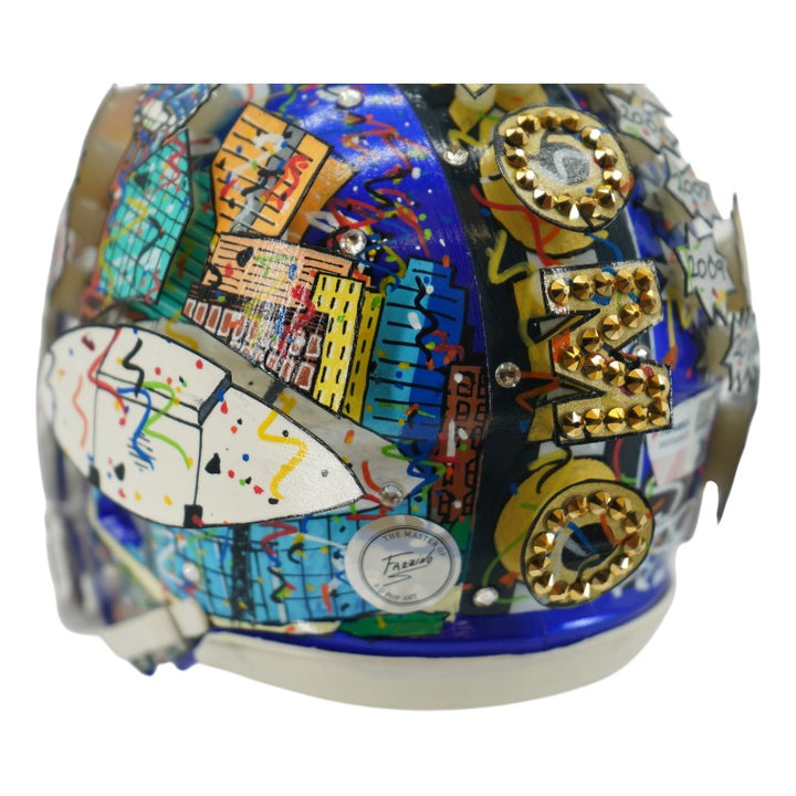 Tony Romo Dallas Cowboys Autographed Fazzino Pop Art Mini Helmet (Fanatics)