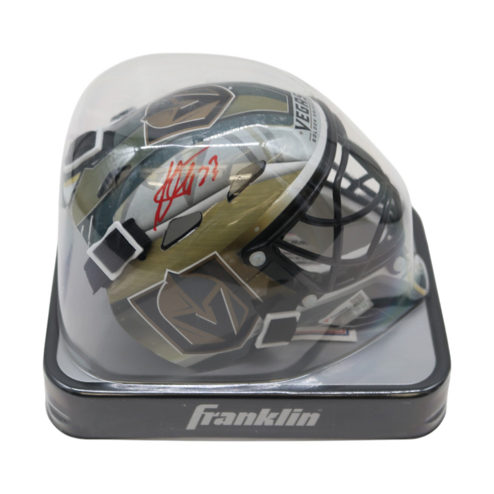 Adin Hill Las Vegas Golden Knights Autographed Mini Goalie Mask Fanatics Holo