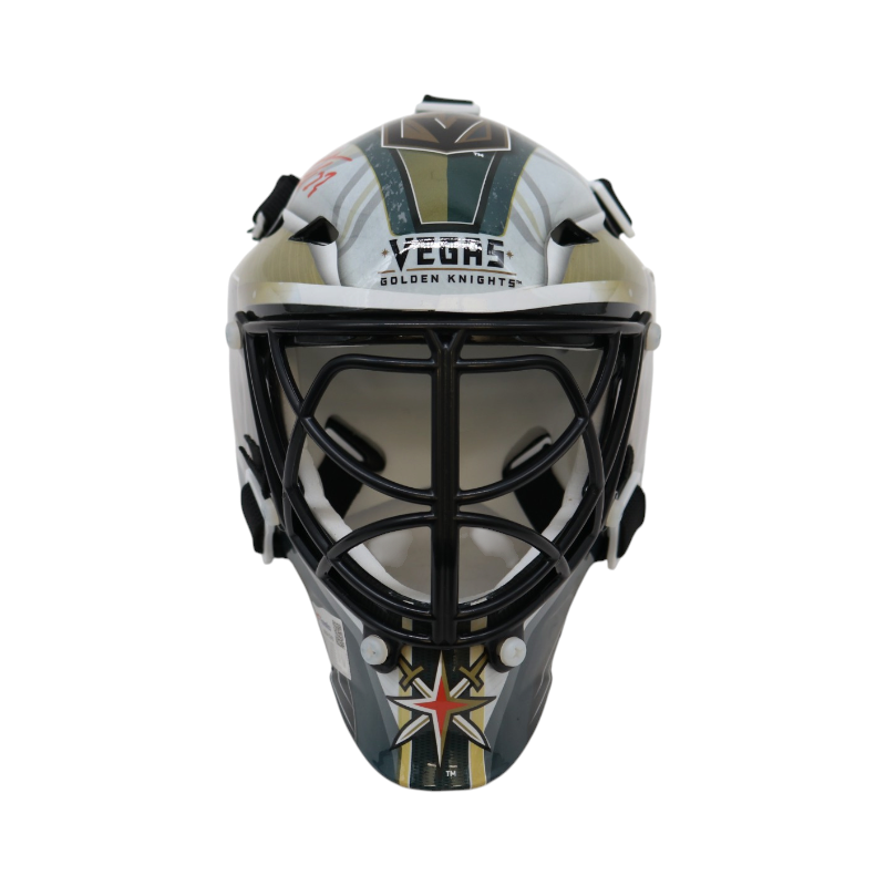 Adin Hill Las Vegas Golden Knights Autographed Mini Goalie Mask Fanatics Holo