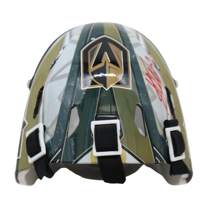 Adin Hill Las Vegas Golden Knights Autographed Mini Goalie Mask Fanatics Holo