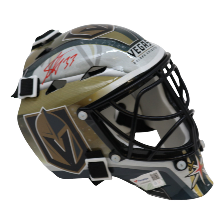 Adin Hill Las Vegas Golden Knights Autographed Mini Goalie Mask Fanatics Holo